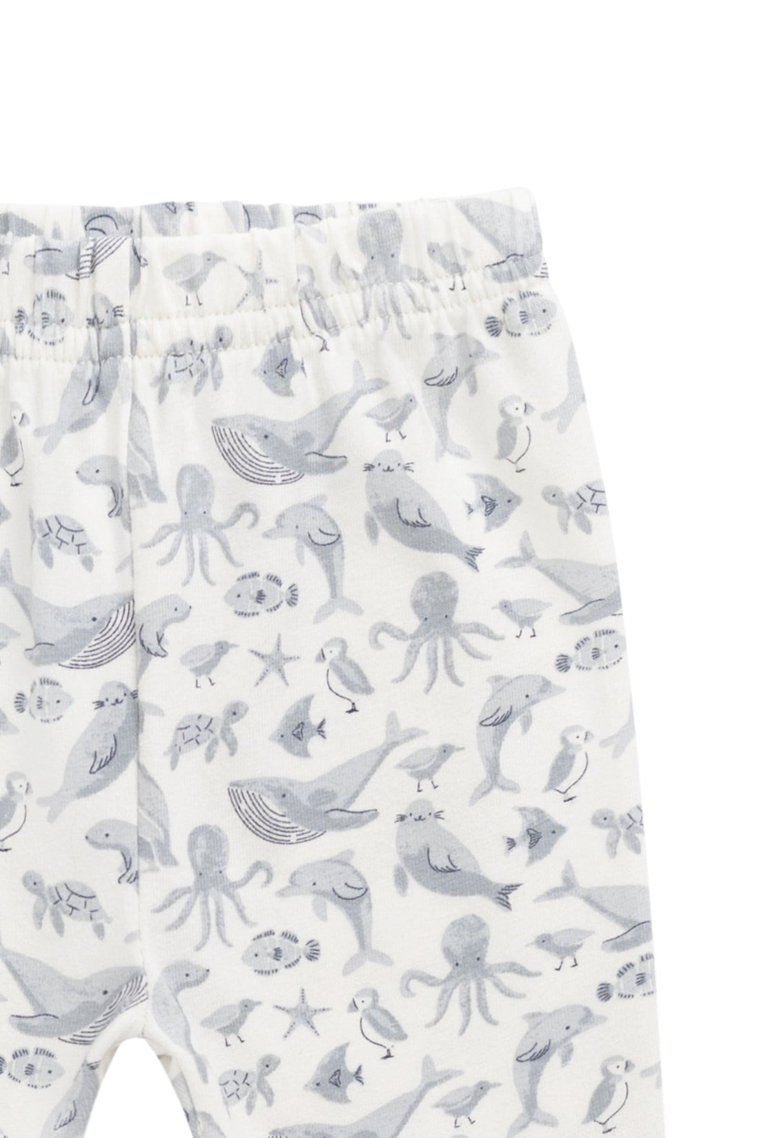 Organic Cotton Everyday Legging - Sea Life Childrens Legging from Jamie Kay Australia
