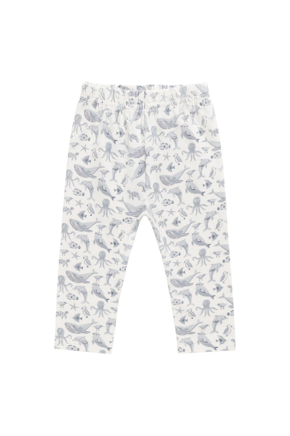 Organic Cotton Everyday Legging - Sea Life Childrens Legging from Jamie Kay Australia