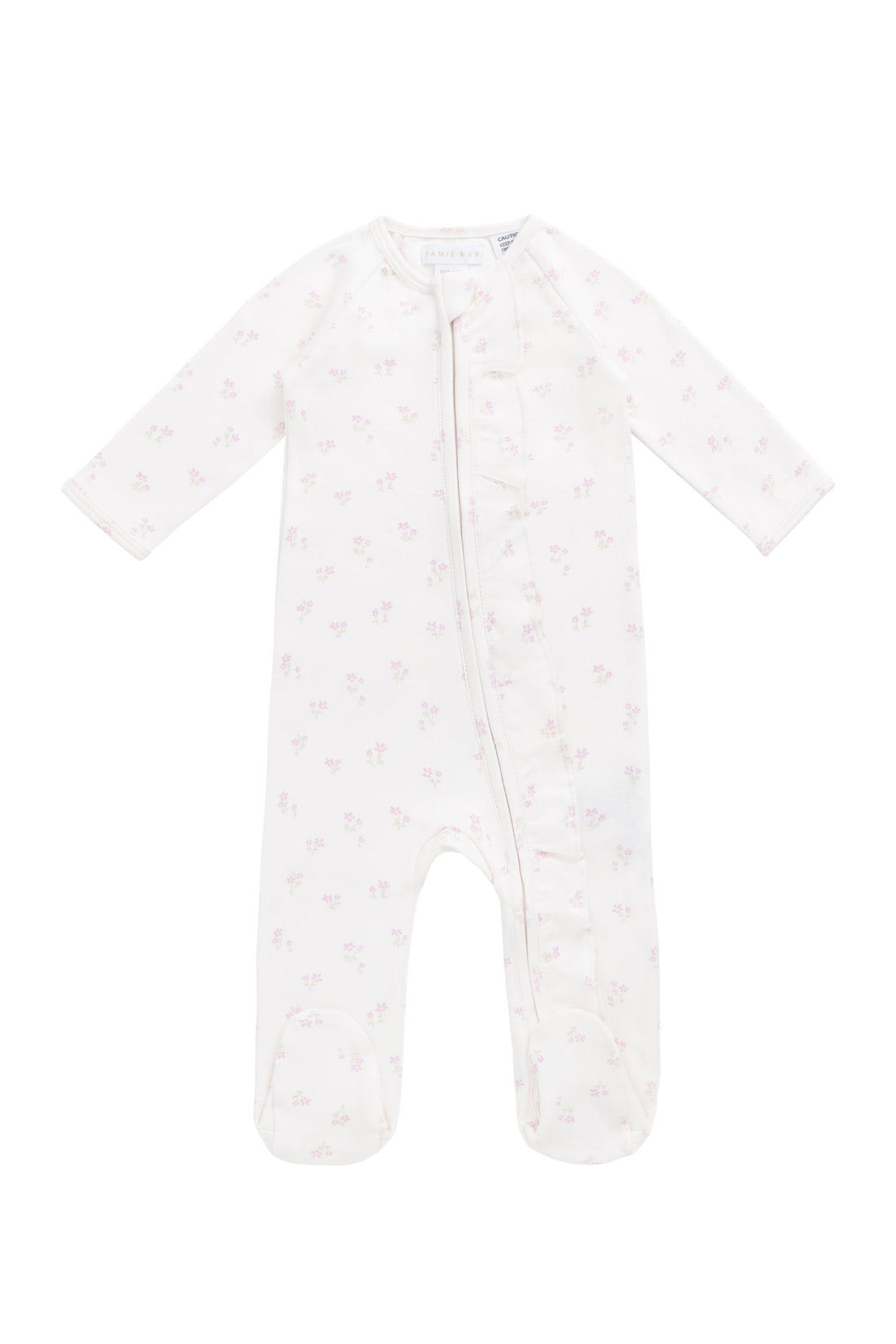 Organic Cotton Melanie Onepiece - Pauline Pink Childrens Onepiece from Jamie Kay Australia