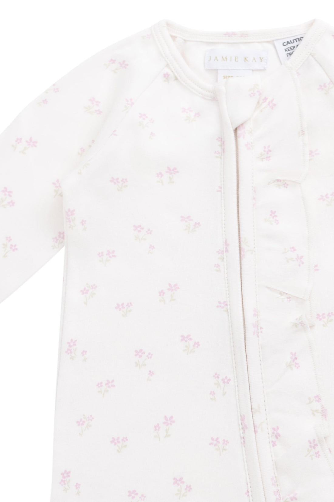 Organic Cotton Melanie Onepiece - Pauline Pink Childrens Onepiece from Jamie Kay Australia
