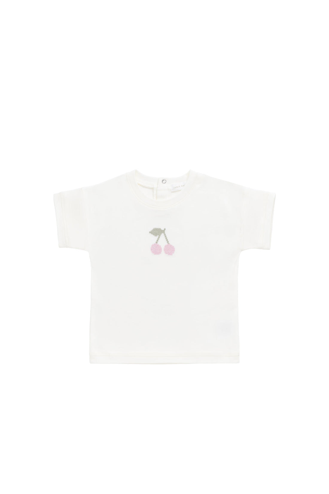 Pima Cotton Mimi Top - Parchment Petite Cerise Childrens Top from Jamie Kay Australia