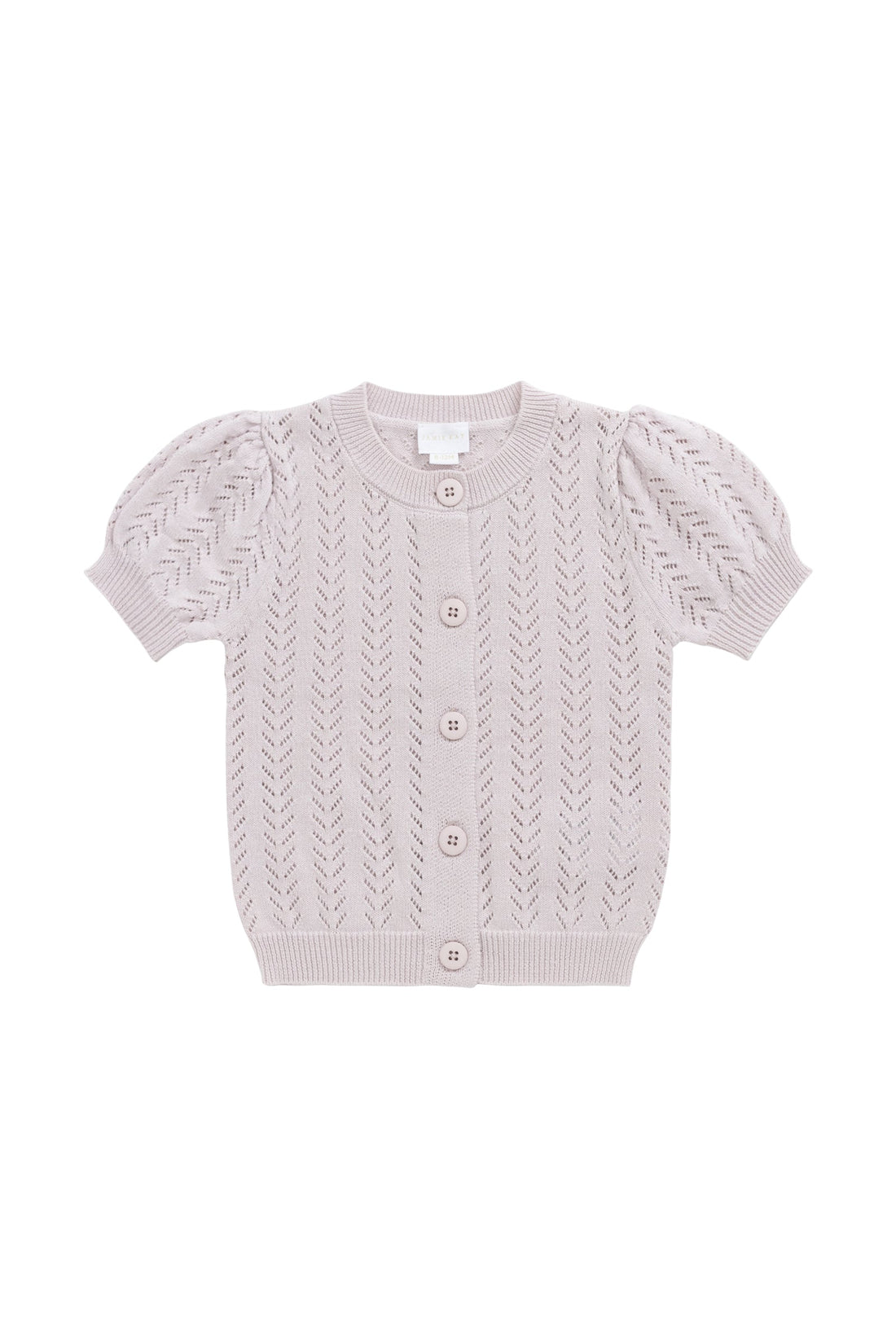 Aria Knitted Top - Pale Lilac Childrens Jumper from Jamie Kay Australia