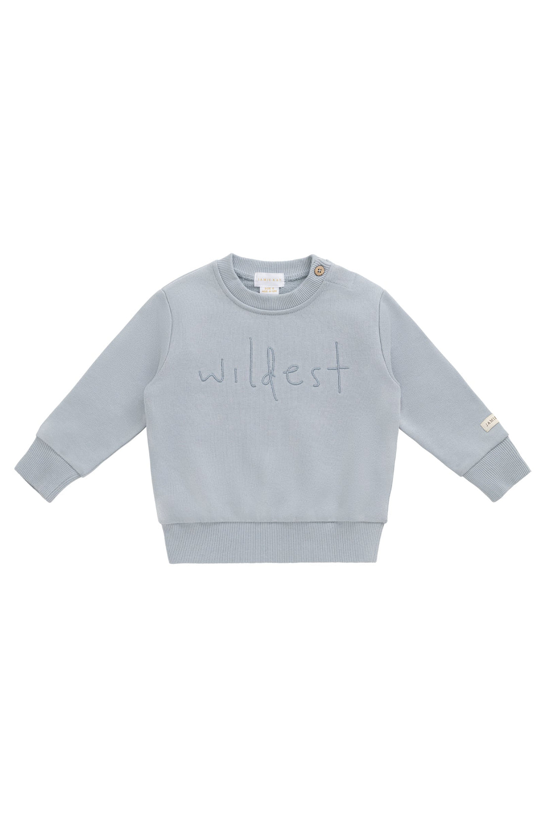 Organic Cotton Dominic Sweatshirt - Coast Wildest Childrens Top from Jamie Kay Australia
