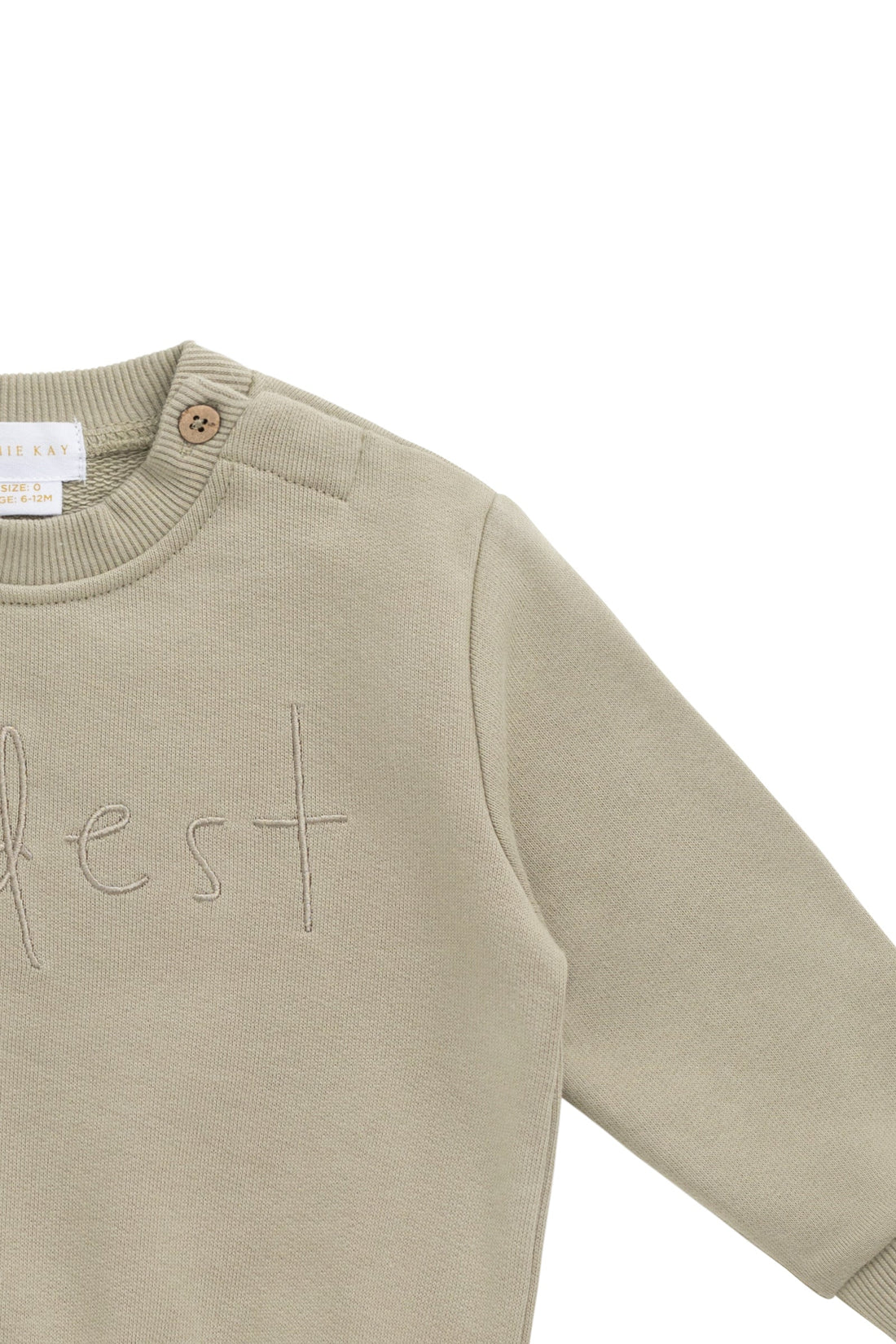 Organic Cotton Dominic Sweatshirt - Pampas Wildest Childrens Top from Jamie Kay Australia