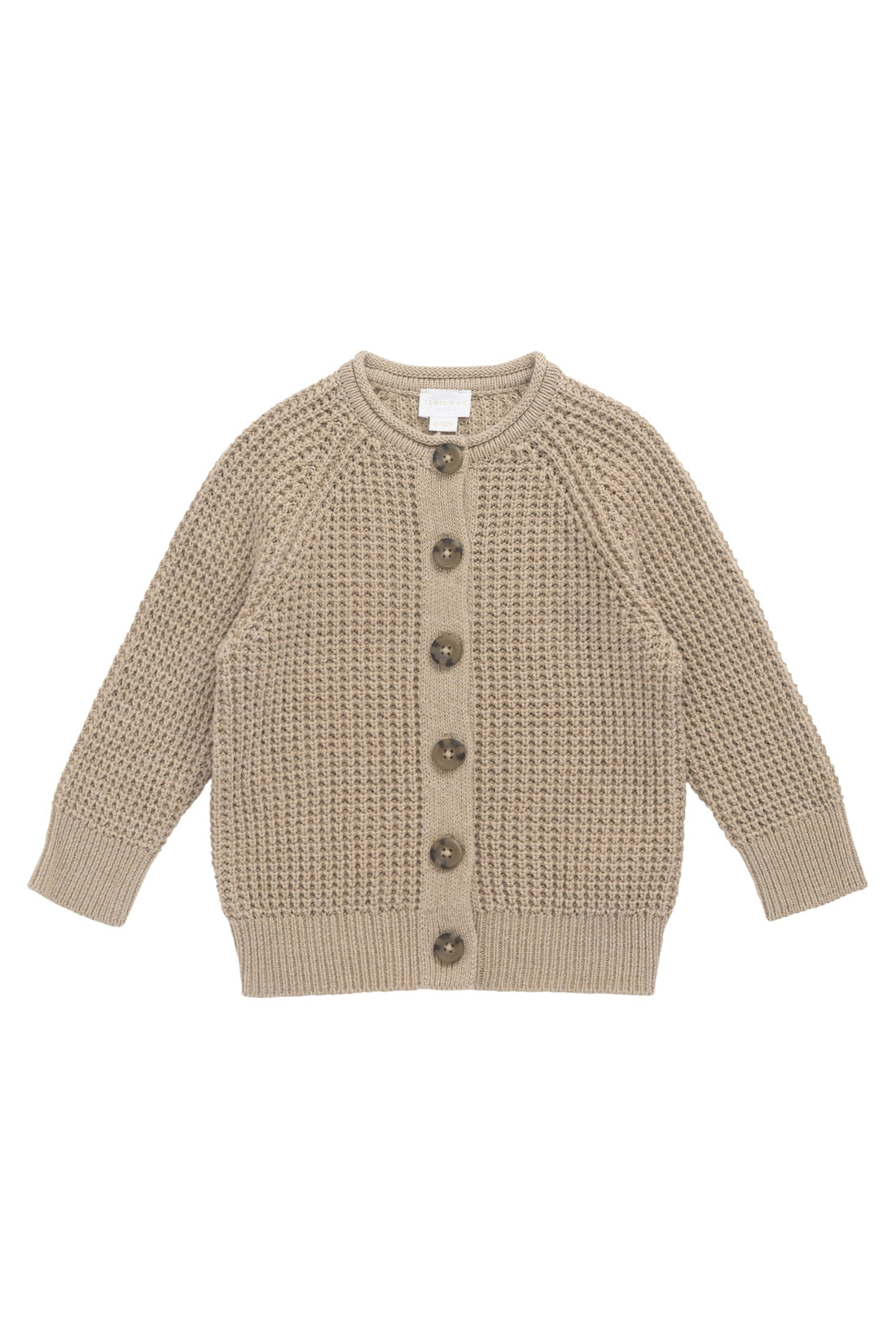 Lane Knit Cardigan - Sand Dune Marle Childrens Jumper from Jamie Kay Australia