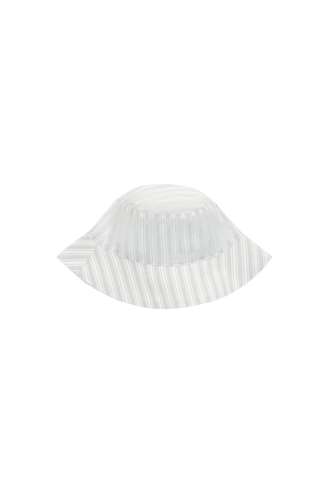 Organic Cotton Bucket Hat - Variegated Stripe Shoreline Childrens Hat from Jamie Kay Australia