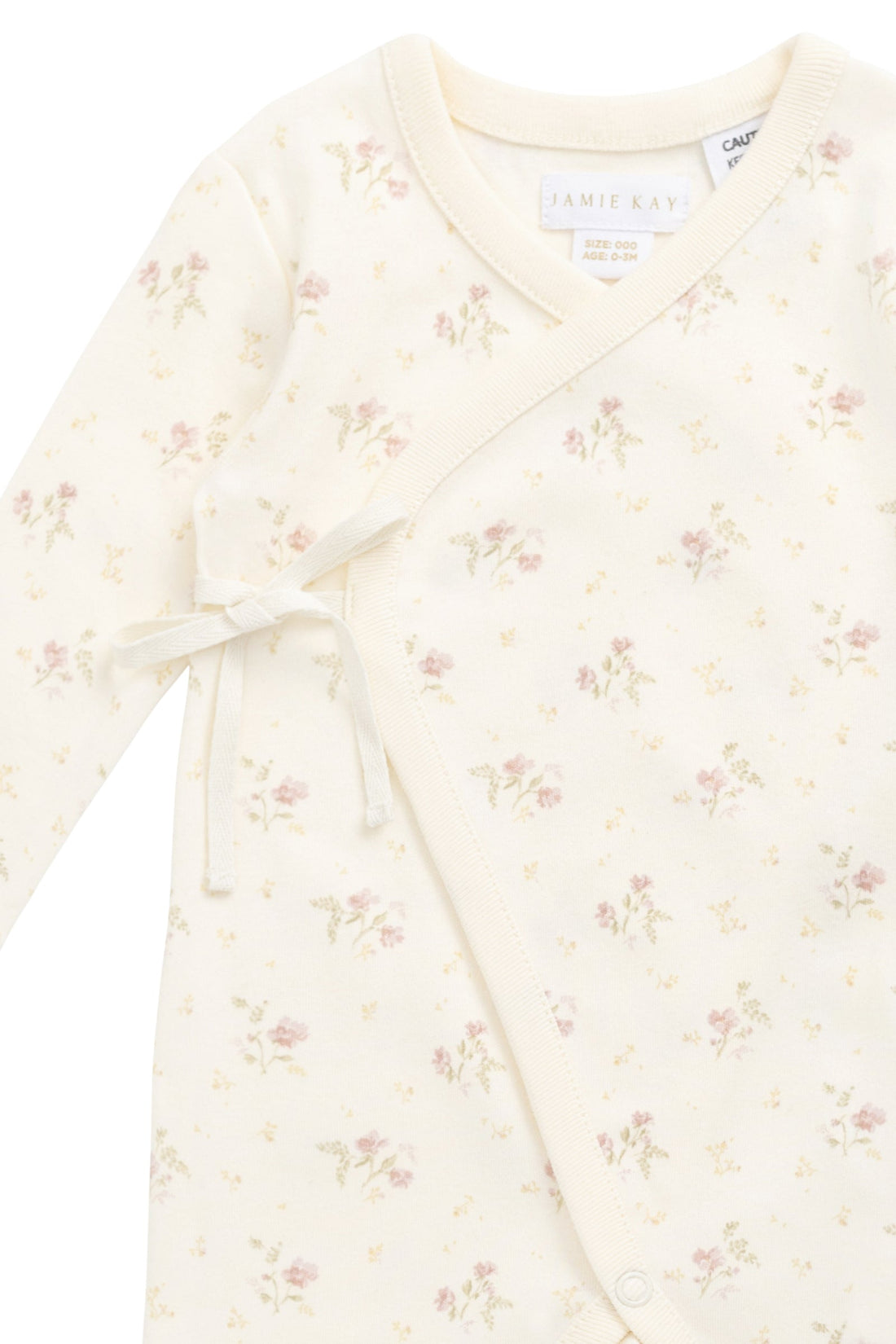 Organic Cotton Estelle Onepiece - Thelma Parchment Childrens Onepiece from Jamie Kay Australia