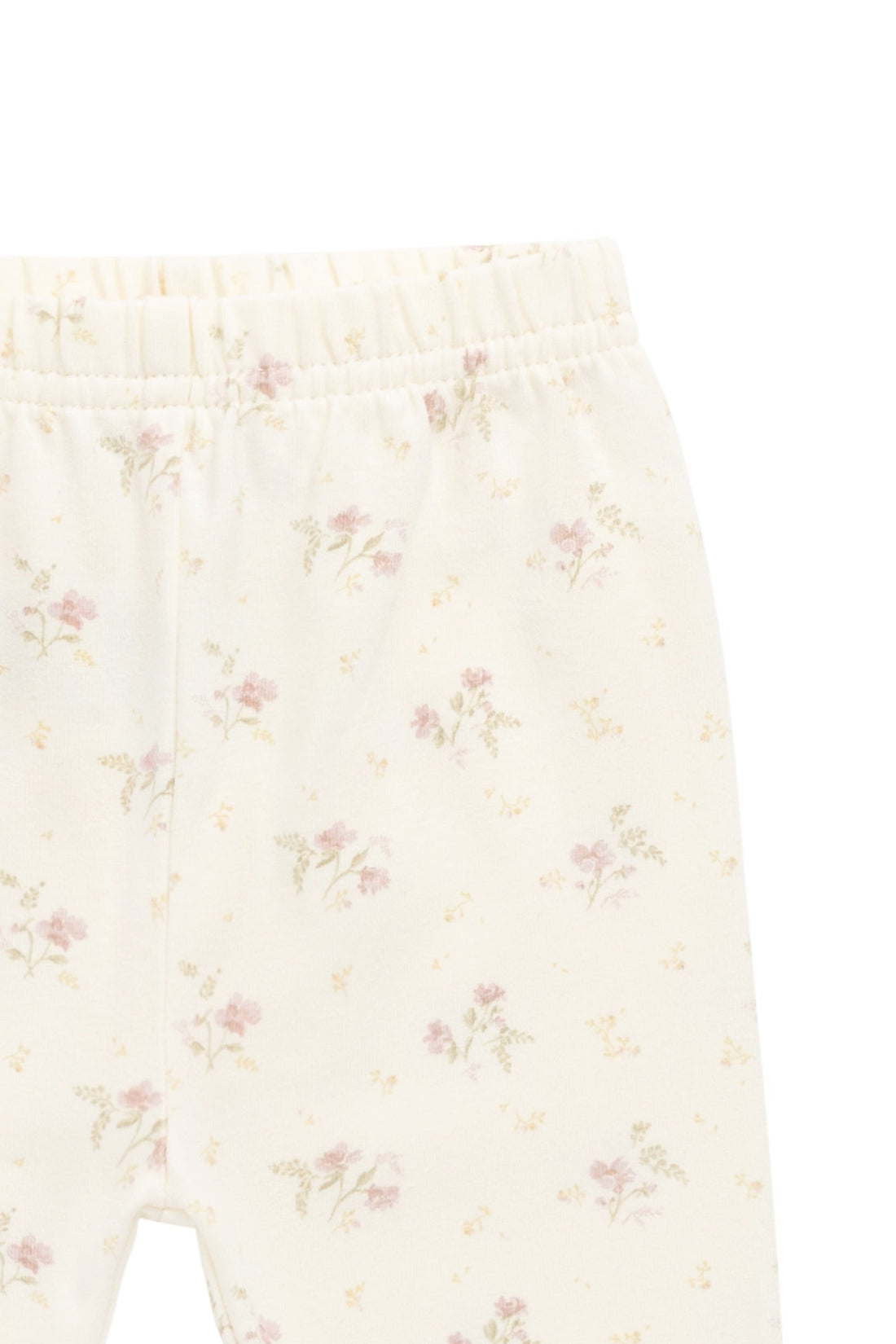 Organic Cotton Everyday Legging - Thelma Parchment Childrens Legging from Jamie Kay Australia
