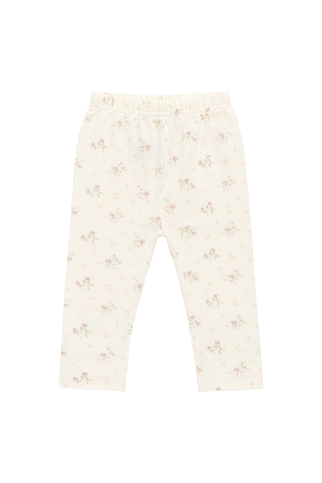 Organic Cotton Everyday Legging - Thelma Parchment Childrens Legging from Jamie Kay Australia