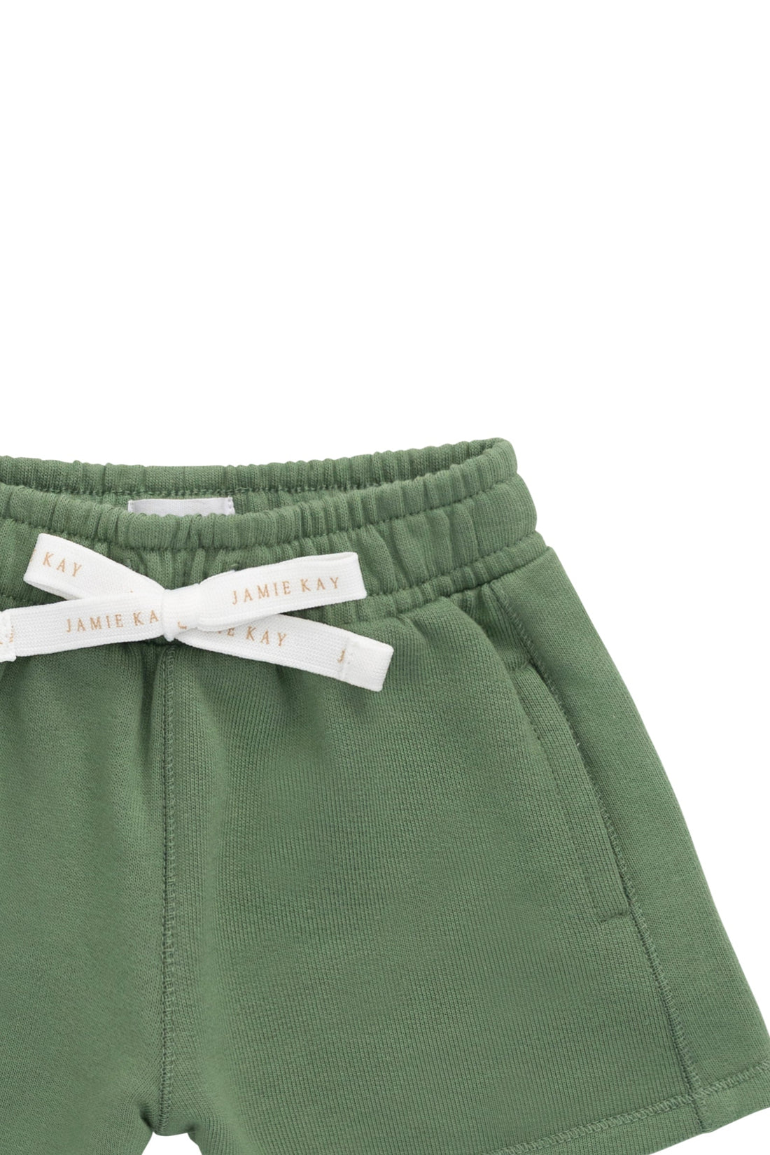 Organic Cotton Jalen Short - Snow Pea Childrens Short from Jamie Kay Australia
