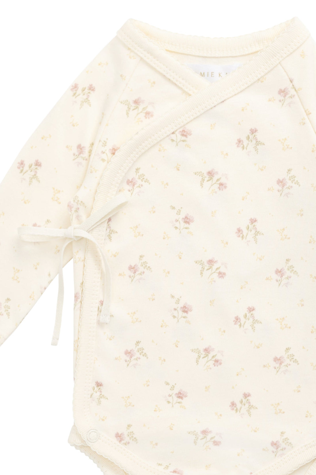Organic Cotton Marina Bodysuit - Thelma Parchment Childrens Bodysuit from Jamie Kay Australia