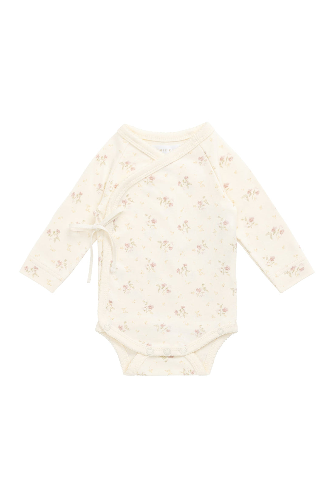Organic Cotton Marina Bodysuit - Thelma Parchment Childrens Bodysuit from Jamie Kay Australia