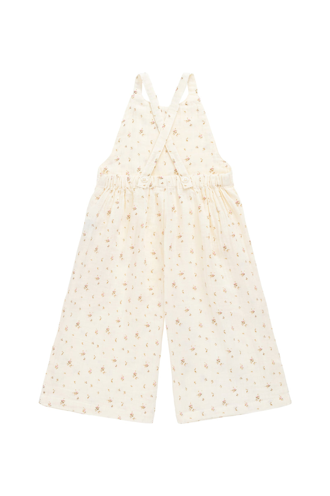 Organic Cotton Muslin Lana Jumpsuit - Dina Antique Childrens Jumpsuit from Jamie Kay Australia