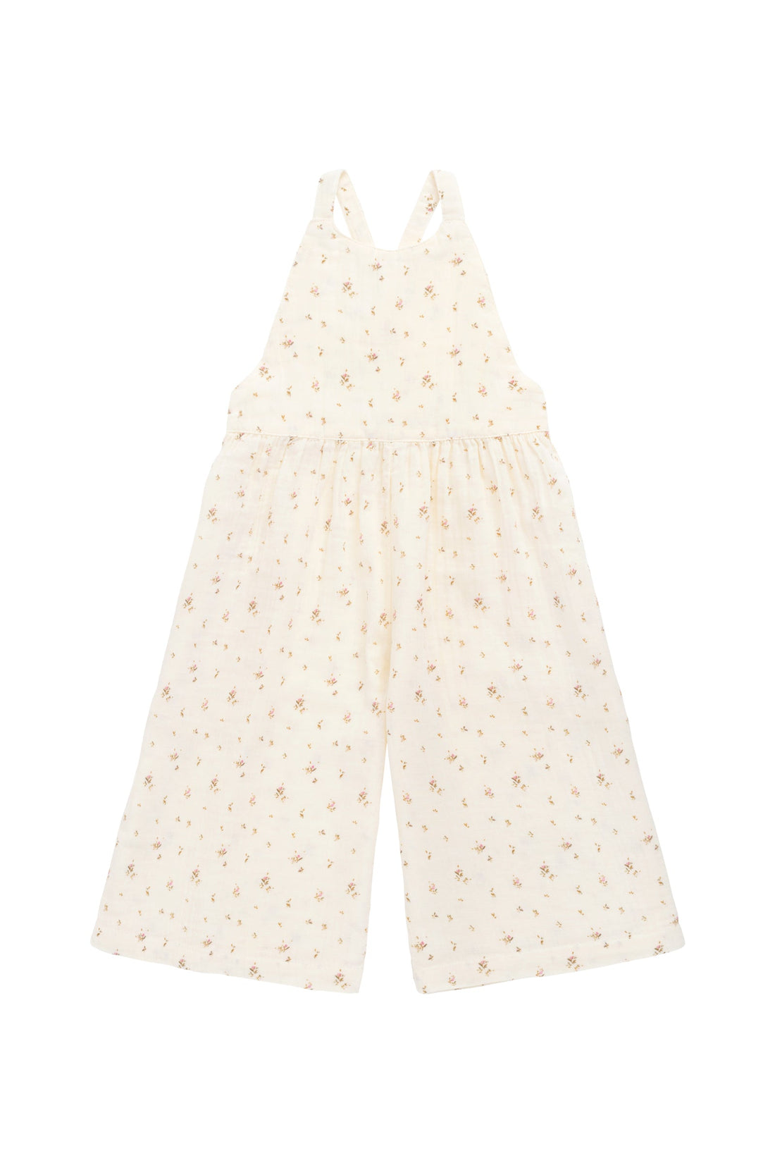 Organic Cotton Muslin Lana Jumpsuit - Dina Antique Childrens Jumpsuit from Jamie Kay Australia