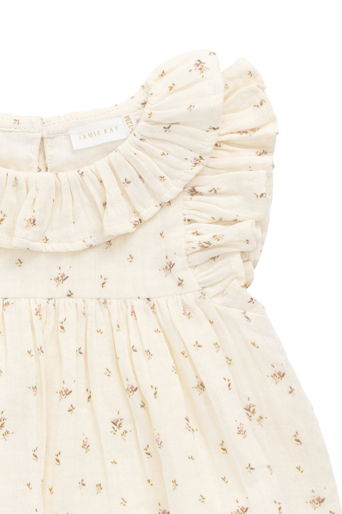 Organic Cotton Muslin Banks Blouse - Dina Antique Childrens Top from Jamie Kay Australia
