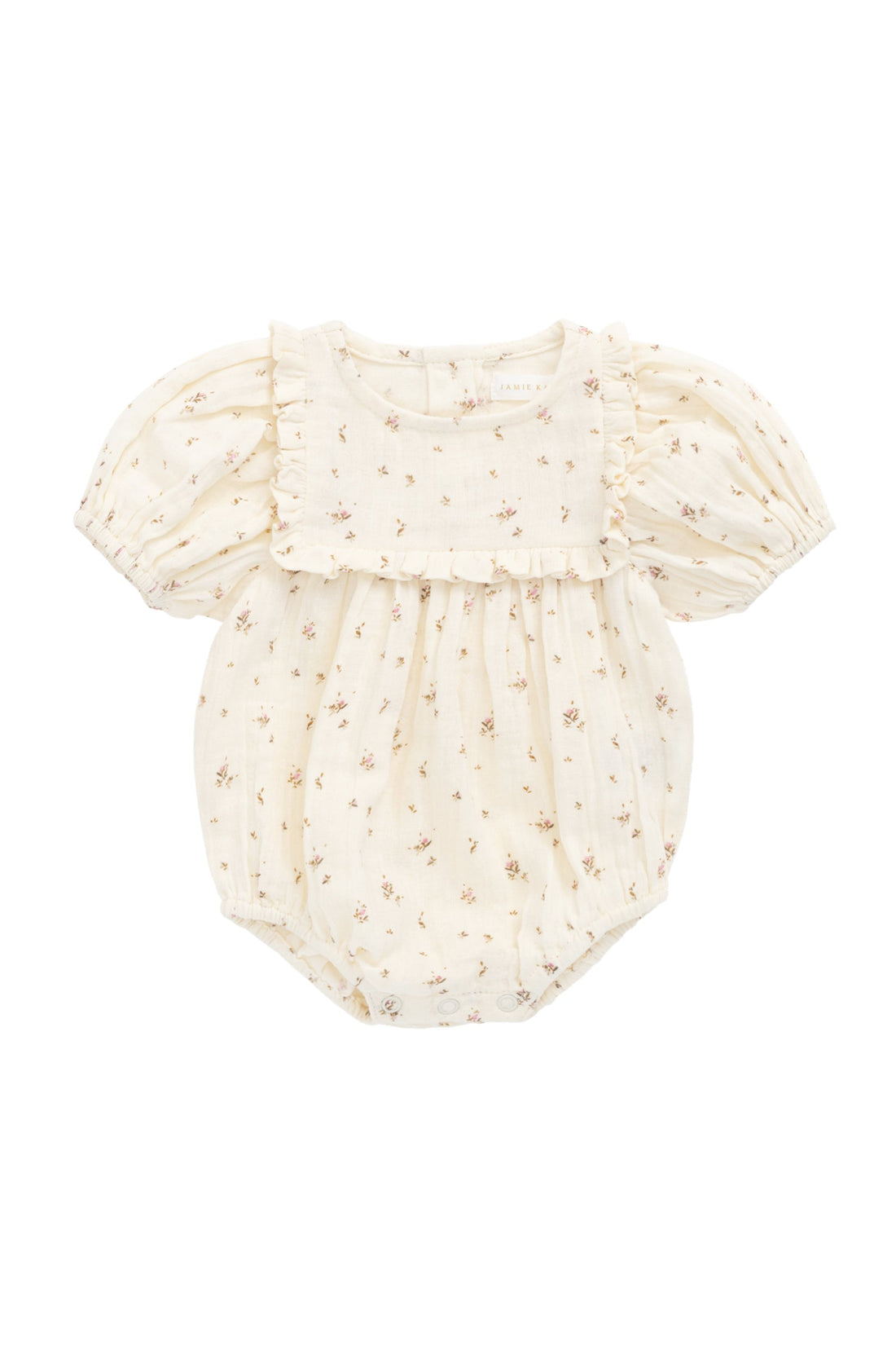 Organic Cotton Muslin Odette Playsuit - Dina Antique Childrens Jumpsuit from Jamie Kay Australia