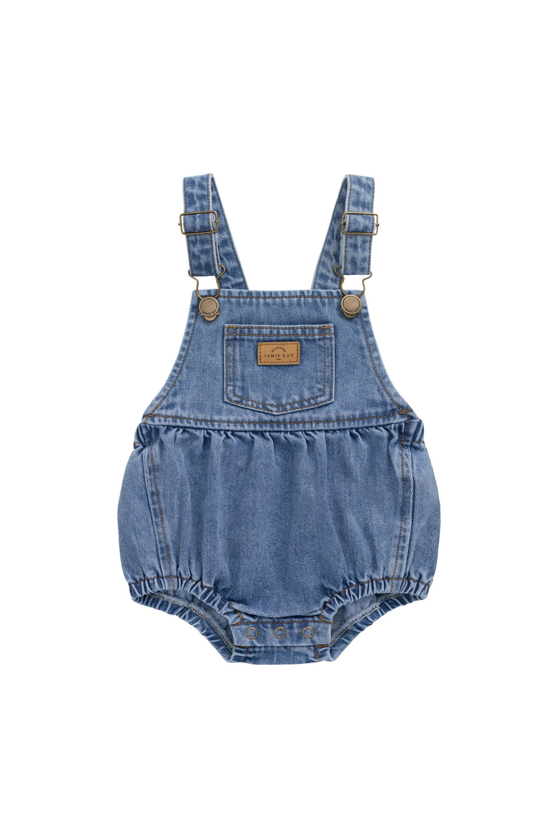 Pax Playsuit - Vintage Denim Childrens Playsuit from Jamie Kay Australia