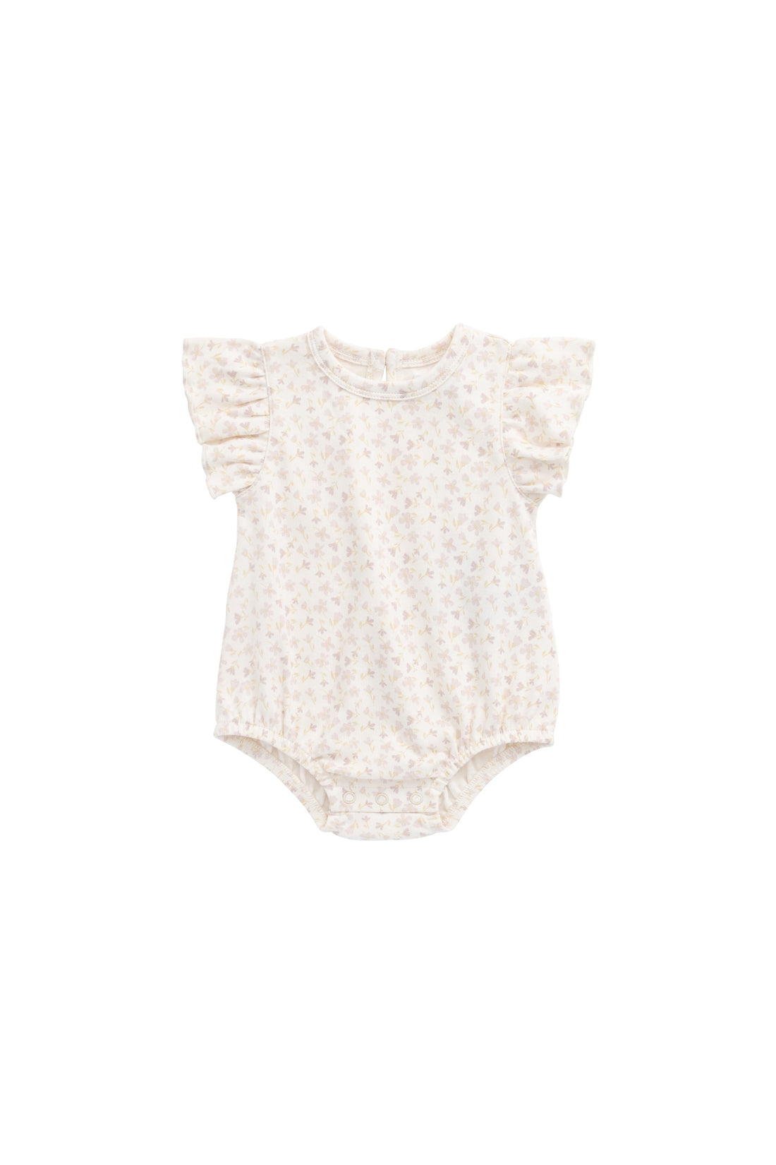 Organic Cotton Sage Onepiece - Aries Mauve Childrens Onepiece from Jamie Kay Australia