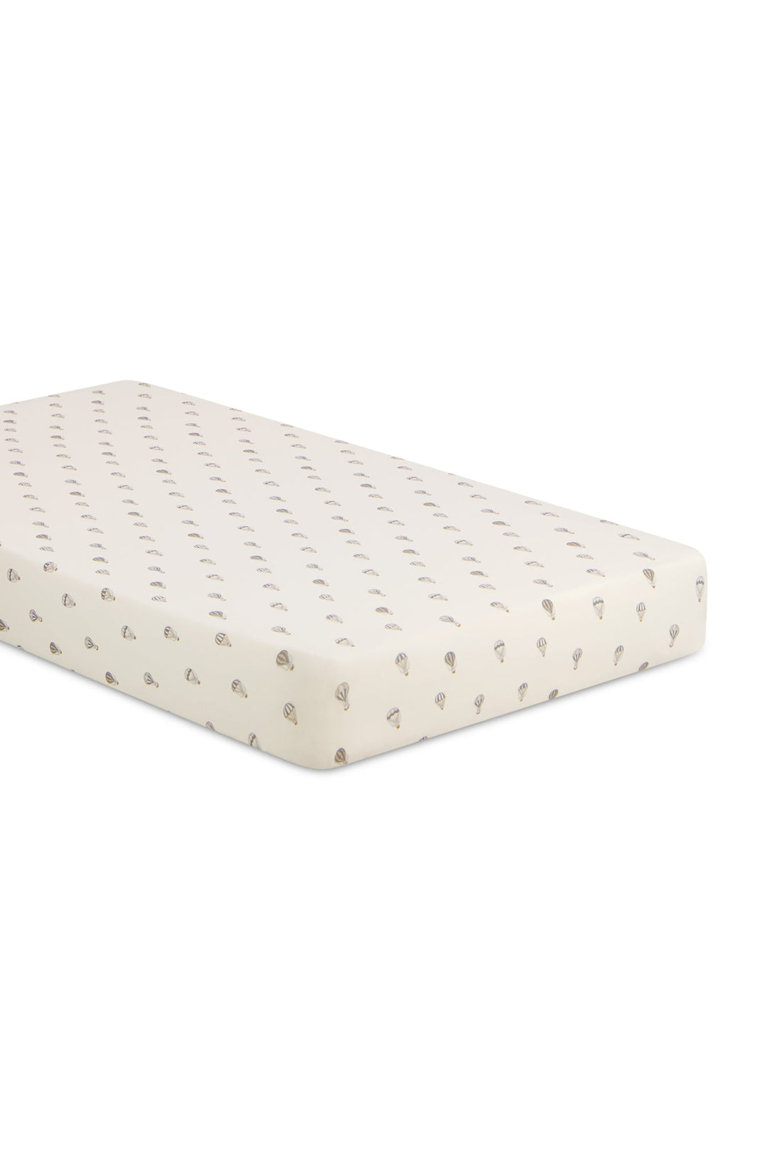Organic Cotton Cot Sheet - Montgolfiere Cloud Childrens Accessories from Jamie Kay Australia