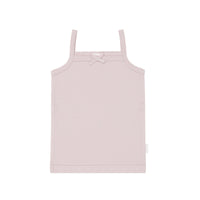 Organic Cotton Modal Singlet - Violet Tint Childrens Singlet from Jamie Kay Australia