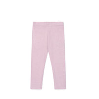 Organic Cotton Modal Everyday Legging - Orchid Marle Childrens Legging from Jamie Kay Australia
