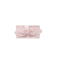 Organic Cotton Modal Lilian Headband - Chalk Marle Childrens Headband from Jamie Kay Australia