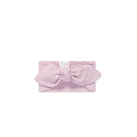 Organic Cotton Modal Lilian Headband - Orchid Marle Childrens Headband from Jamie Kay Australia