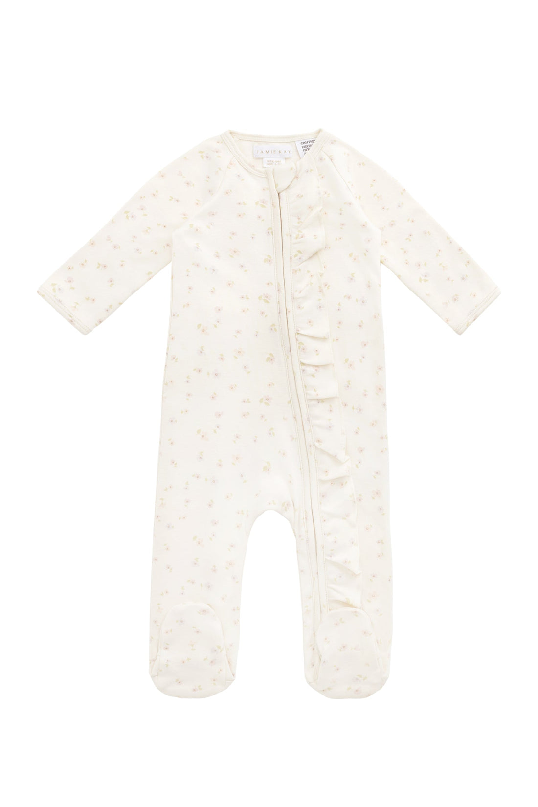Organic Cotton Melanie Onepiece - Briella Whisper Childrens Onepiece from Jamie Kay Australia