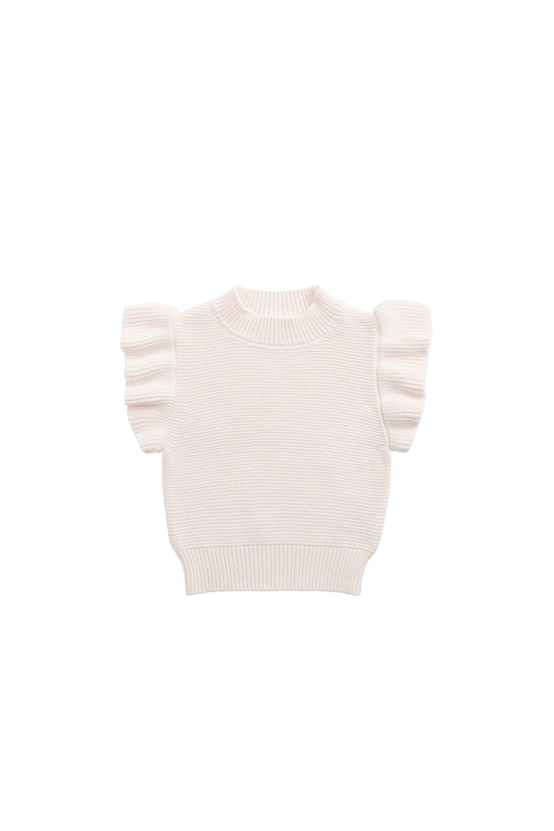 Caroline Frill Vest - Berry Cream Childrens Top from Jamie Kay Australia