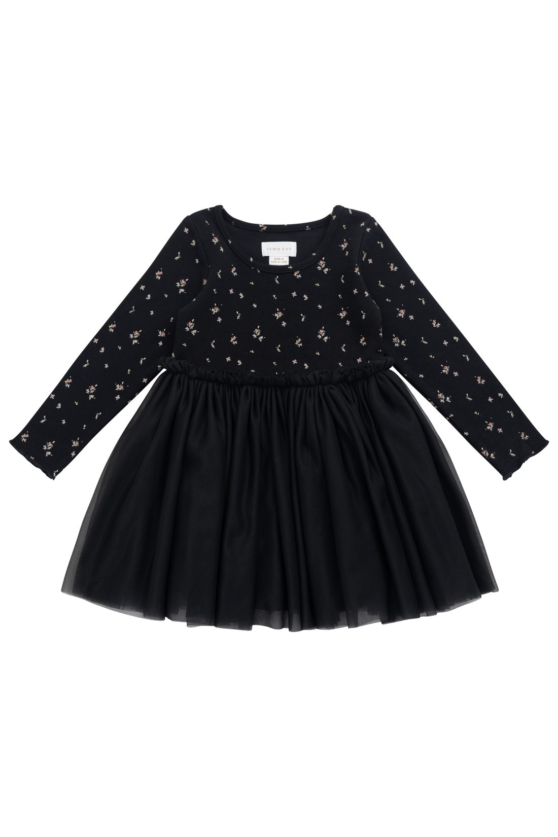 Anna Tulle Dress - Dina Ebony Childrens Dress from Jamie Kay Australia