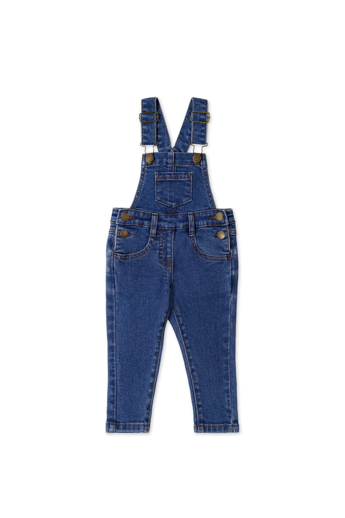 Jordie Overall - Mid Wash Denim Childrens Overall from Jamie Kay Australia