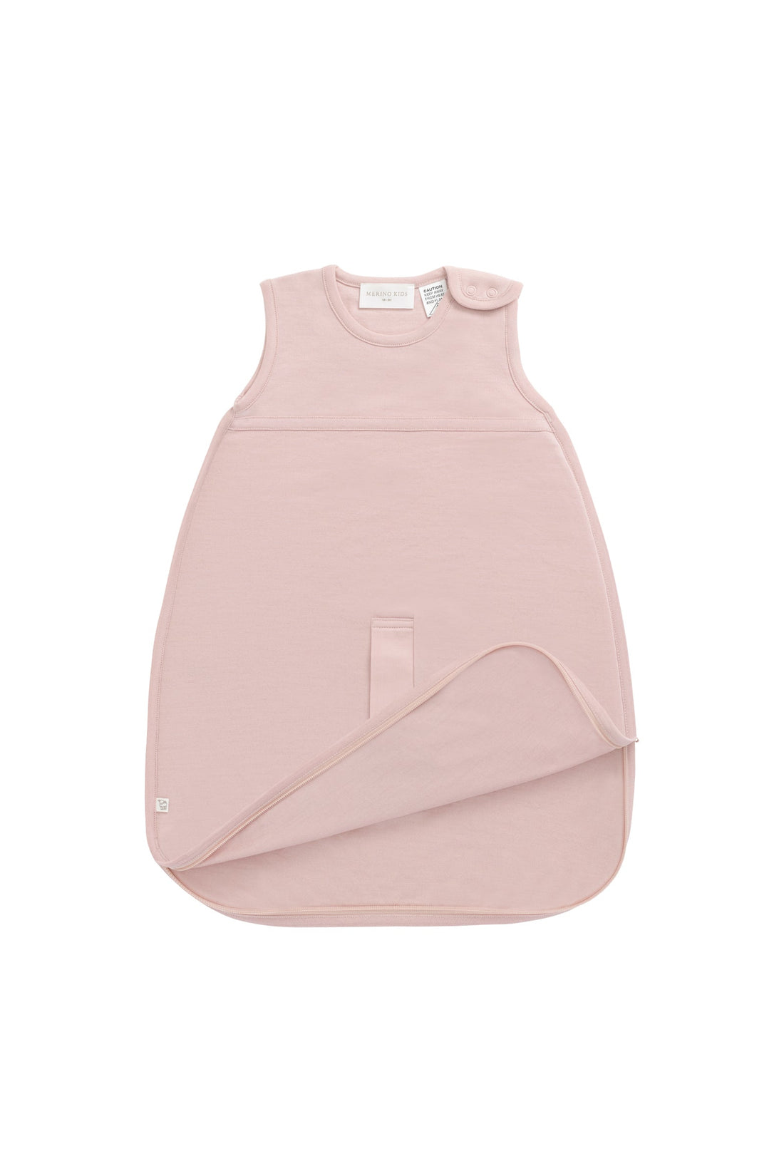 Cocooi Merino Sleeping Bag - Cloud Pink Childrens Sleeping Bag from Jamie Kay Australia