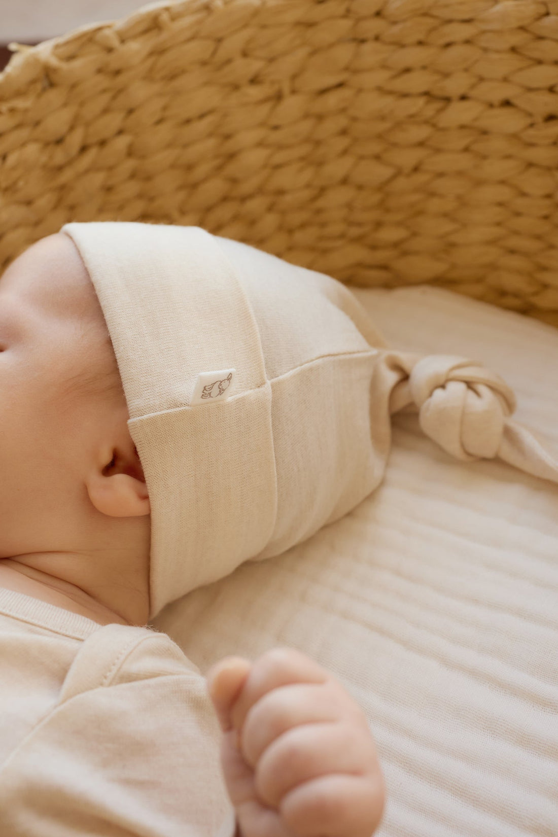 Merino Beanie - Natural Childrens Beanie from Jamie Kay Australia