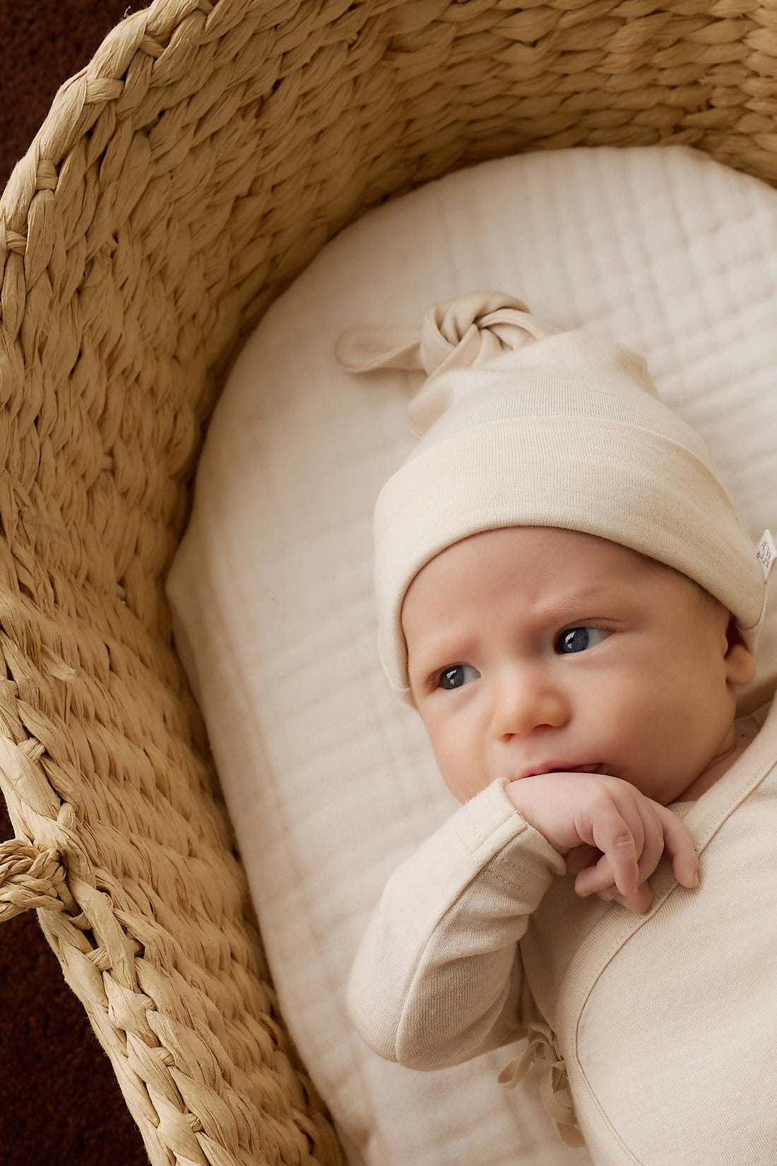 Merino Beanie - Natural Childrens Beanie from Jamie Kay Australia