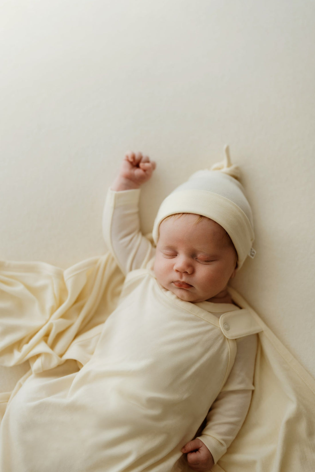 Merino Beanie - Cloud Childrens Beanie from Jamie Kay Australia