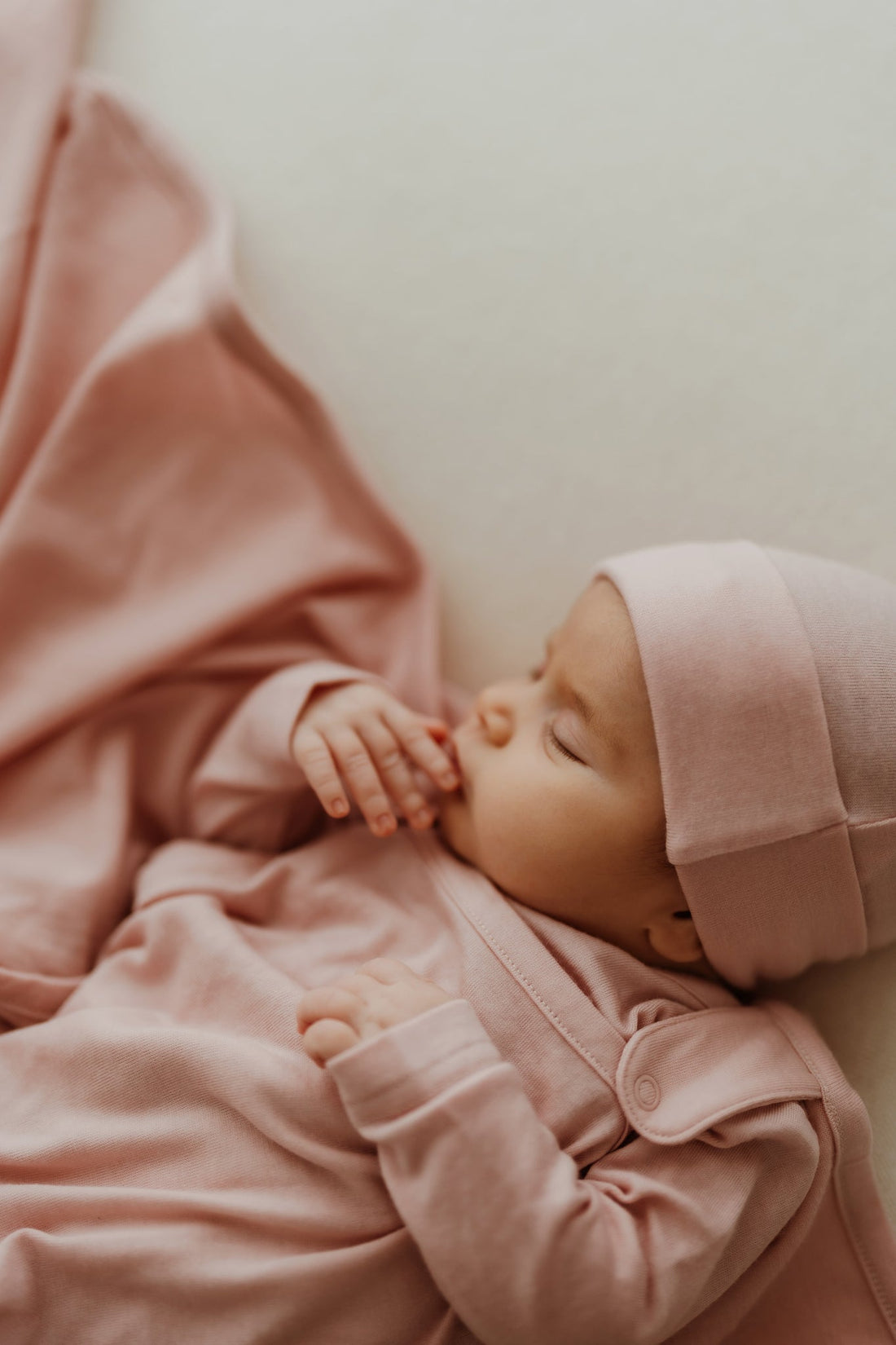 Cocooi Merino Babywrap - Cloud Pink Childrens Sleeping Bag from Jamie Kay Australia