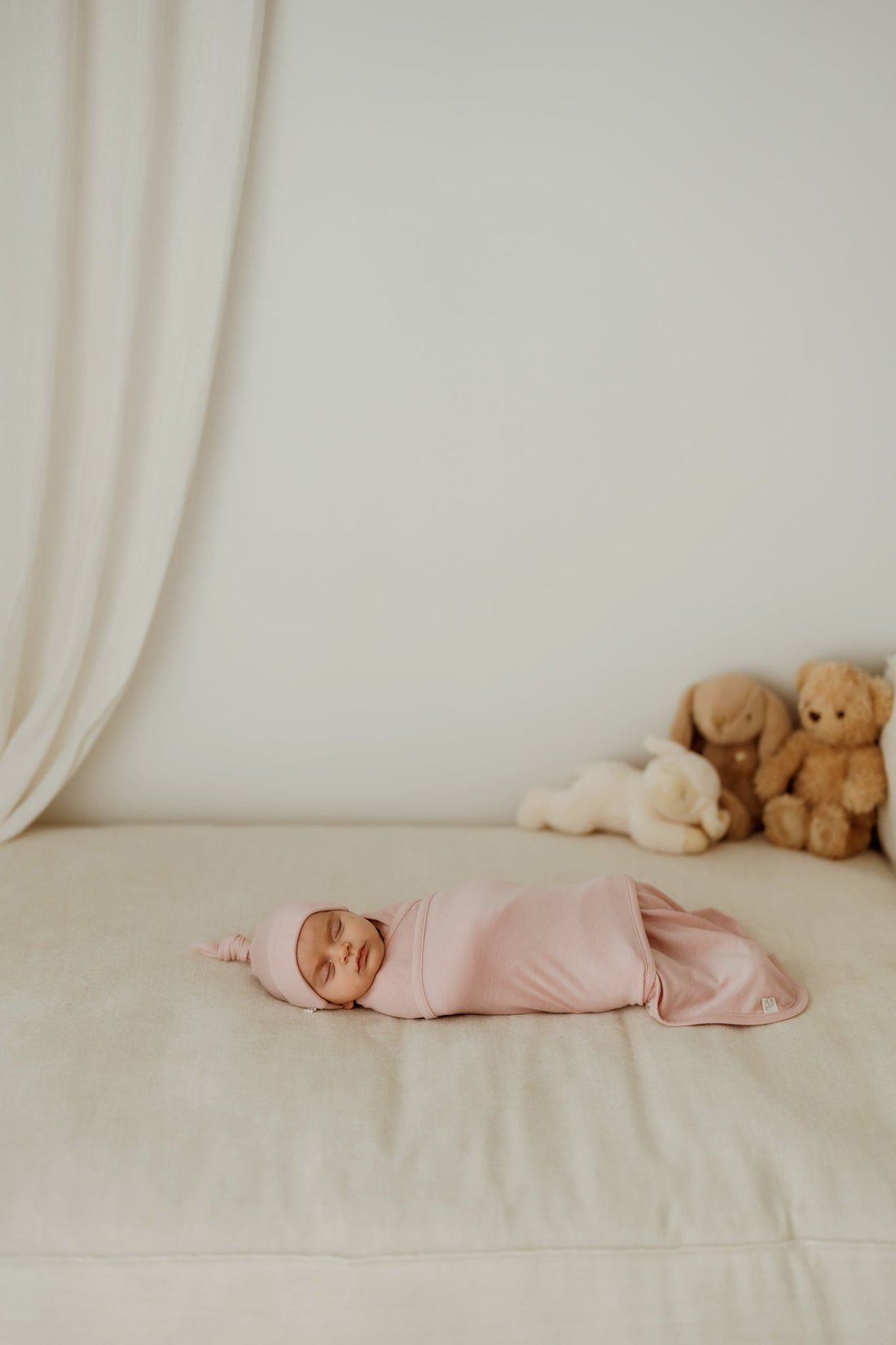 Cocooi Merino Babywrap - Cloud Pink Childrens Sleeping Bag from Jamie Kay Australia