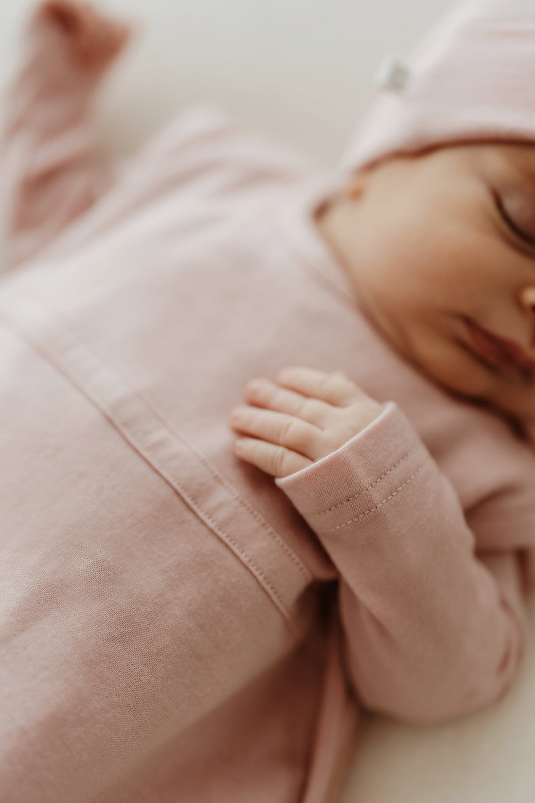 Cocooi Merino Sleeping Bag - Cloud Pink Childrens Sleeping Bag from Jamie Kay Australia