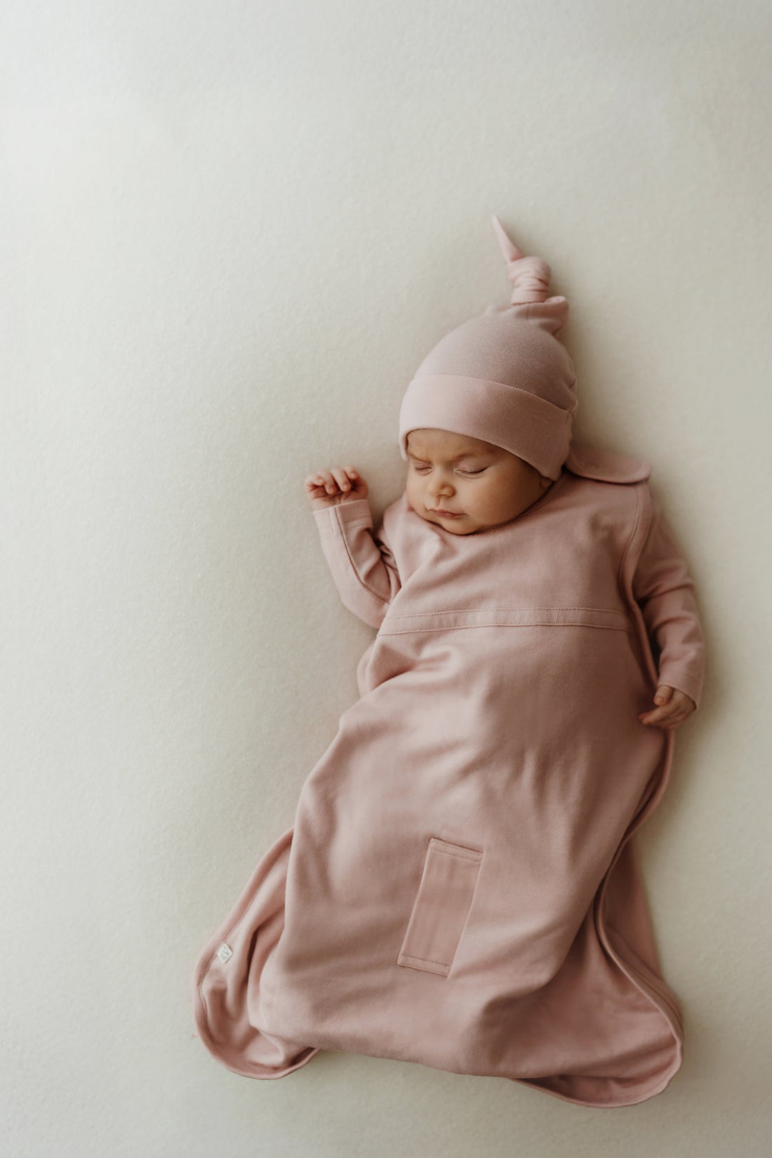 Cocooi Merino Sleeping Bag - Cloud Pink Childrens Sleeping Bag from Jamie Kay Australia