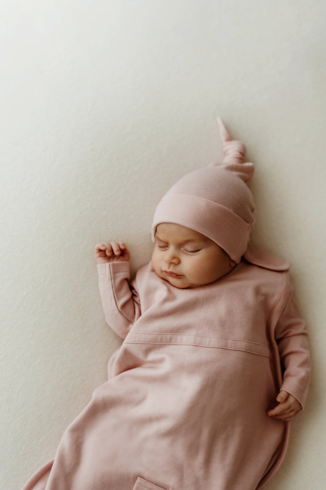 Cocooi Merino Sleeping Bag - Cloud Pink Childrens Sleeping Bag from Jamie Kay Australia