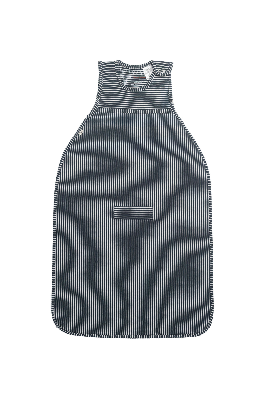 Merino Kids Go Go Bag - All Seasons - Dark Slate Stripe Childrens Sleeping Bag from Jamie Kay Australia