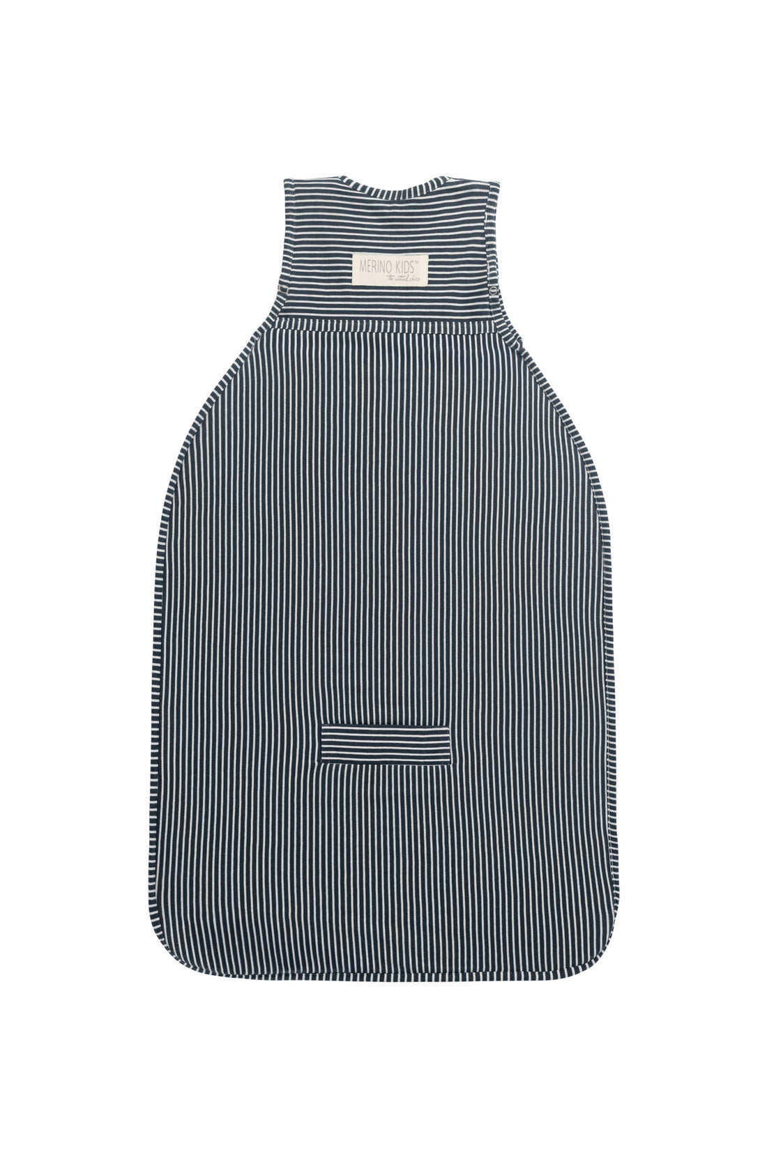 Merino Kids Go Go Bag - All Seasons - Dark Slate Stripe Childrens Sleeping Bag from Jamie Kay Australia