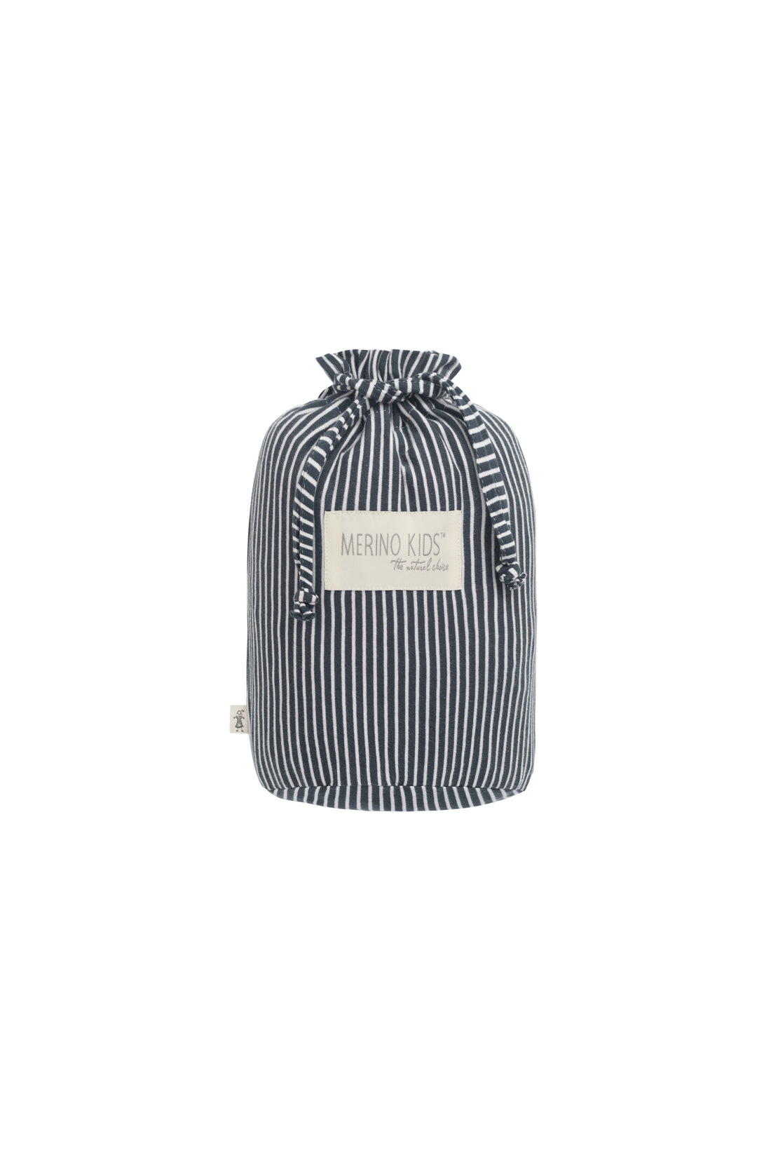 Merino Kids Go Go Bag - All Seasons - Dark Slate Stripe Childrens Sleeping Bag from Jamie Kay Australia