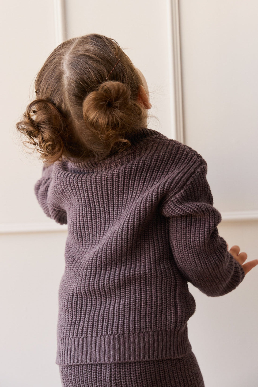 Morgan Jumper - Sugar Plum Marle Childrens Jumper from Jamie Kay Australia