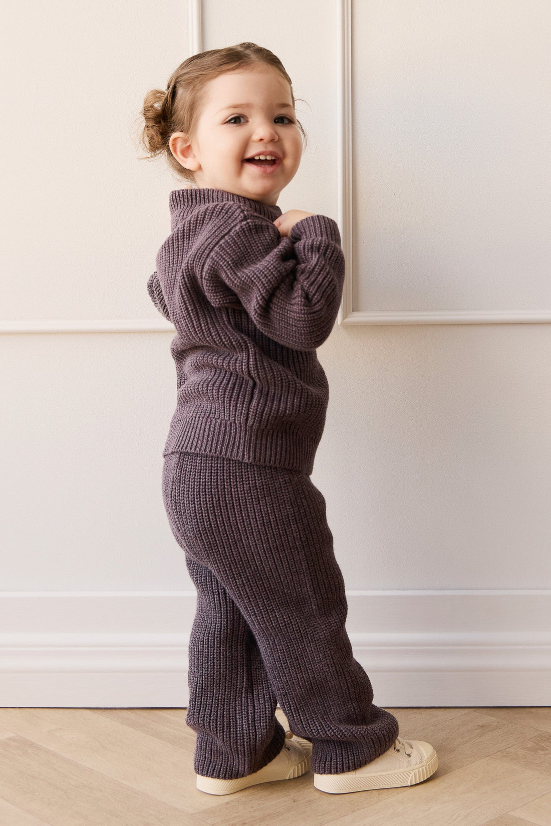 Morgan Pant - Sugar Plum Marle Childrens Pant from Jamie Kay Australia