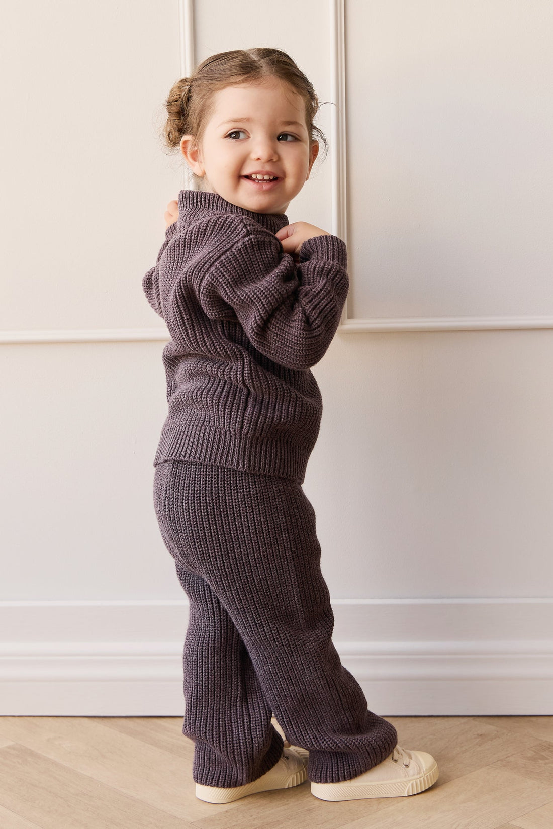 Morgan Pant - Sugar Plum Marle Childrens Pant from Jamie Kay Australia
