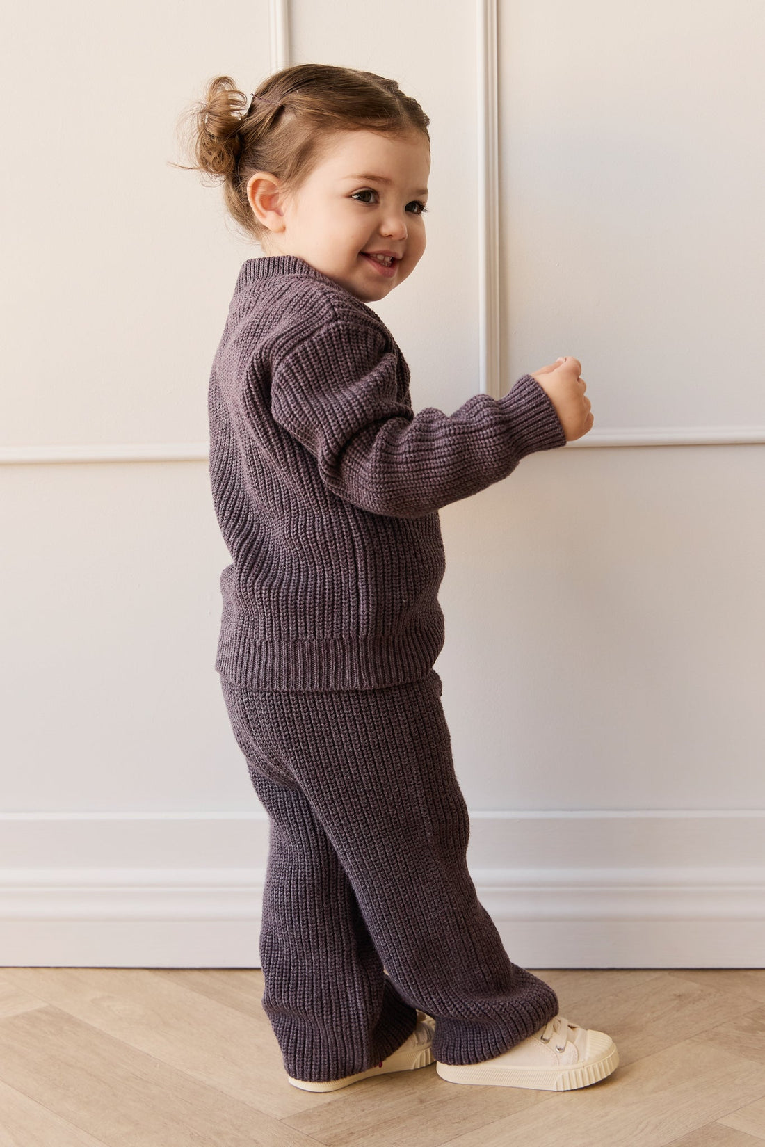 Morgan Pant - Sugar Plum Marle Childrens Pant from Jamie Kay Australia