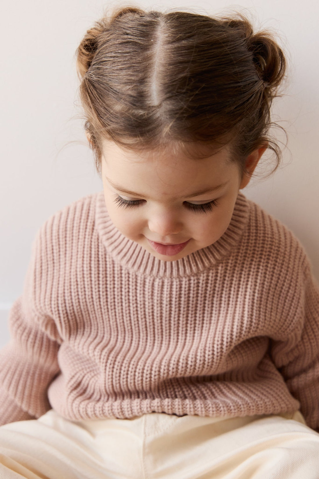 Morgan Jumper - Dusky Rose Marle Childrens Jumper from Jamie Kay Australia