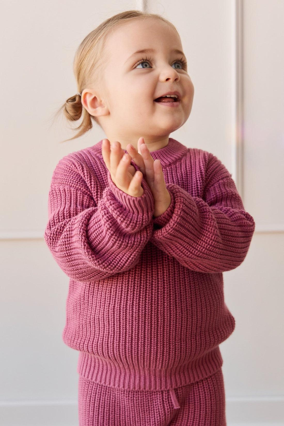 Morgan Jumper - Rose Petal Childrens Jumper from Jamie Kay Australia