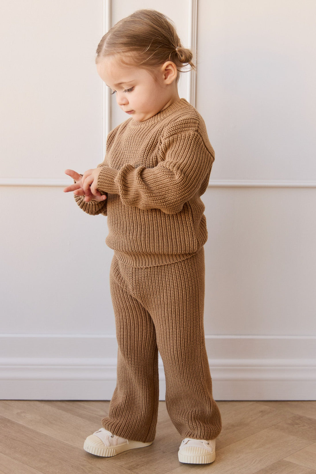 Morgan Pant - Caramel Cream Childrens Pant from Jamie Kay Australia